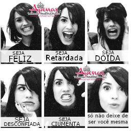 nao preciso ser feia ou bonita pra deixar de ser feliz