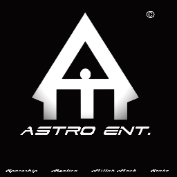 Astro ENT. Recording Label. Clothing,Entertainment,Music,& etc. Bookings,Beats,Collabs Contact: astroent2012@gmail.com @Spaceshipe60 @Realica100 @millahmack