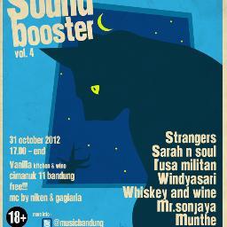 Sound_Booster's profile picture. Event reguler dari @MusicBandung, send your demo to soundbooster.musicbandung@gmail.com