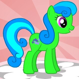 A very happy filly! She's a good swimmer for being a six year old!