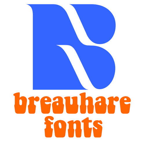 Get your hot fresh retro fonts from breauhare fonts!  Fonts inspired by The Glen Campbell Goodtime Hour, Woolworth, Trailways, Hardees, the JESUS logo, & more!