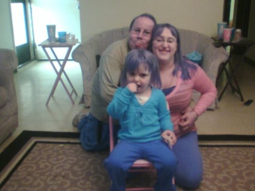 A little three person family that loves to spend time together and keep up with wrestling.