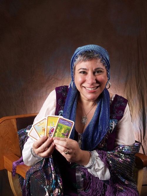 I have been reading cards for over 29 yrs. My work:  Psychic Entertainer My Hobby: Reading, knitting, weaving