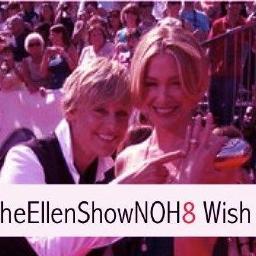 Our dream is for Ellen and Portia to have a NOH8 photo taken on The Ellen Show. If you agree, follow us and be a fan of this campaign. Thank you for the love.