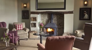 A beautiful organic B&B nestled in the Welsh countryside with stunning views over The Black Mountains and The Brecon Beacons.
