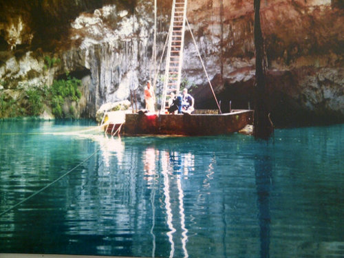 PARADOR ECOTURISTICO  CENOTE YAXBACALTUN  (HOMUN, YUCATAN, MEXICO)  UN PARAISO NATURAL IDEAL PARA LA PRACTICA DE SNORKEL, ESPELEOBUCEO Y RAPPEL.
