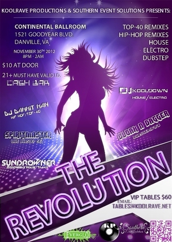 RevolutionRaves's profile picture. Revolutionizing the Rave scene in the Danville, VA area.