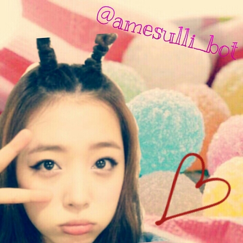 非公式ソルリbotです(((o(*ﾟ▽ﾟ*)o)))キャンディ大好き甘めあめそるです(*´・ω・`*)ぴょんてかも…kk 寂しがり屋なのでいっぱい話してね(pq*´꒳`*)♥♥*。R18/DМ対応【botのみ】~since 2012/10/19~