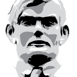 Alan Turing Gargoyle Profile