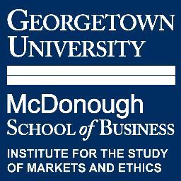 The Georgetown Institute for the Study of Markets and Ethics (GISME) advances understanding of ethical issues inherent in a market society.