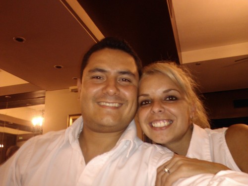 Dueña de universal ediciones junto a mi marido.