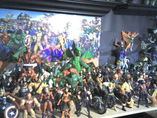 I collect Comic action figures and various collectibles.