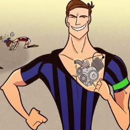 Kapten Intermilan asal Argentina. Setia mahal harganya. Be gentle dan pribadi teladan. I'm Javier Zanetti. Parody