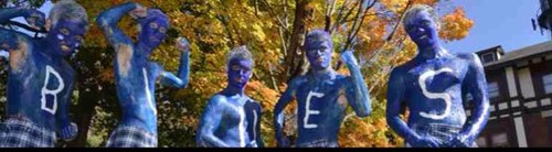 Go Blue! Go White! Go Team! Fight! Fight!