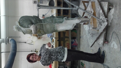 prop maker: moulding, casting, designing and fabrication.