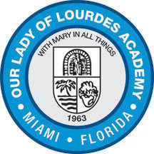 Our Lady of Lourdes Academy, an all-girl, archdiocesan high school, in South Miami, founded in 1963.