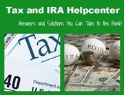 TaxandIRAHelp's profile picture. Tax and IRA Answers and Solutions You can Take to The Bank
