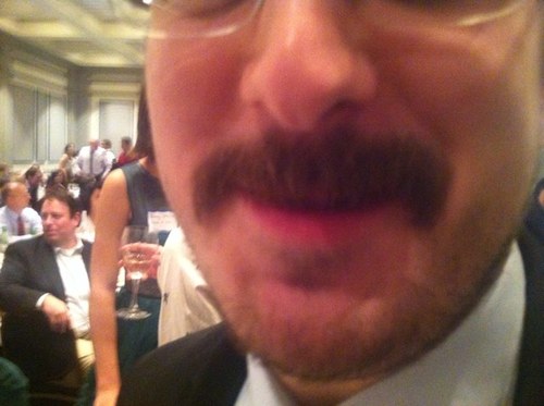 Ron Swanson is my hero. I'm here to fuck bitches. The line for mustache rides forms to the left, no pushing.