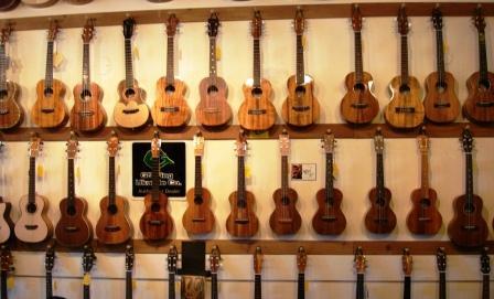 Music store specializing in Hawaiian made and hand crafted ukuleles. We have one of the largest selections in the world.