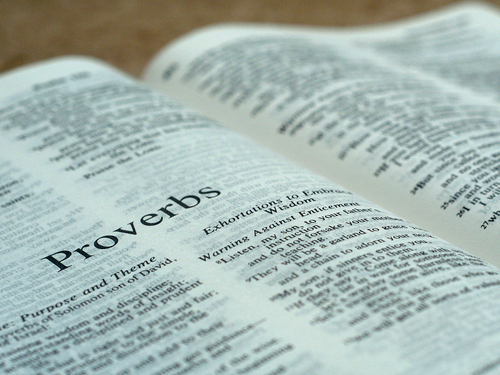 Trust in the Lord with all your heart and lean not on your own understanding (Proverbs 3:5)

Commit to reading one of the 31 chapters of Proverbs EVERY day.