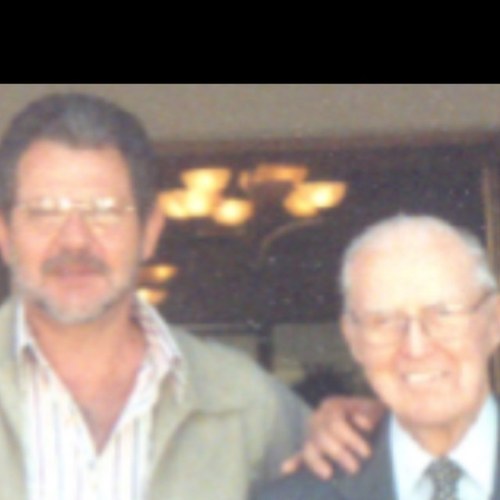 Con Dr.Norman E.Borlaug,premio Nobel de la paz 1970. Ing.Agronomo,ITESM Ciudad Obregon,Sonora.