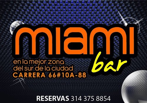 MiamiBarDisco's profile picture. Somos la mejor Disco Bar Lounge de la ciudad ubicados en la zona de la rumba al sur de CALI ciudad, LA 66. 2 Pisos de pura fiesta Crossover ! Pin 2890080D