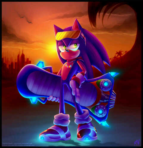I'm sonic I'm the fastest thing on the universe,and I likes chilly dogs and adventures.