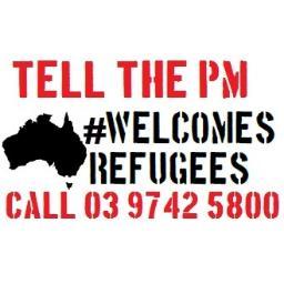 We want to see an end to offshore processing and indefinite detention, and the start of something new: an Australia that #WelcomesRefugees.