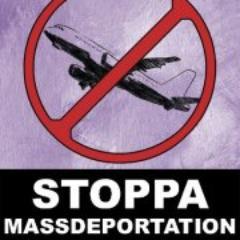 We want an immidiate stop to all deportations and imprisonment of people without papers - For a world without borders.