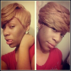`My Man, My Son Nd I :) 
`Instagram(: @Honeydippyella