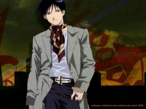 Hello I am Colonel Roy Mustang . I'm the Flame Alchemist of Central.So don't make me mad or you'll get burnt. ¦#Fma¦#+18¦#taken¦
