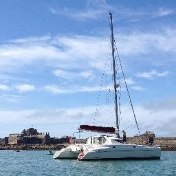 Skippered catamaran charter available for cruises around the island of Jersey
