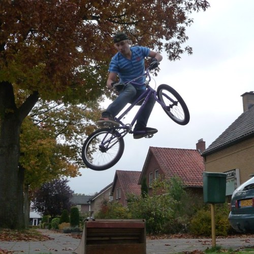 bmxen met vrienden