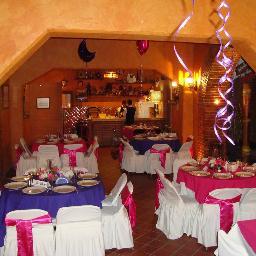 Salon La Carreta de San Miguel
para todo tipo de eventos:
Capacidad 100 personas
5 Horas de servicio, 
Banquete a 3 tiempos, Cazuelas o Taquiza tipica