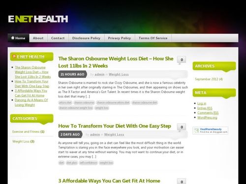 http://t.co/kf664dAbPs features articles on health matters, fitness, beauty and weight loss, and also includes lots of product reviews.