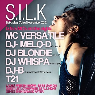 Silk345's profile picture. S.I.L.K The 3rd Saturday of each month @BarSport in Croydon