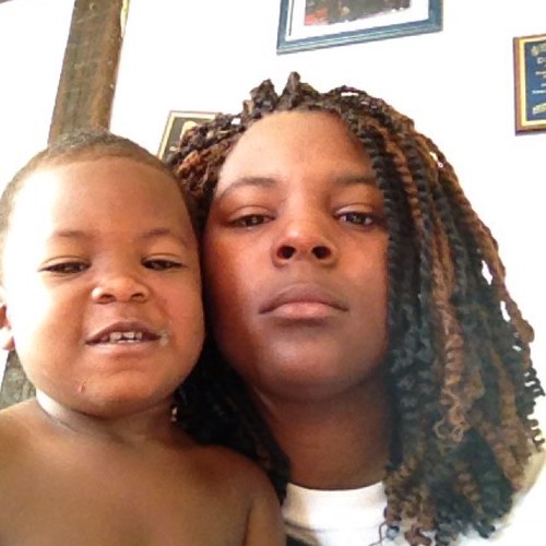 Loving my two kids