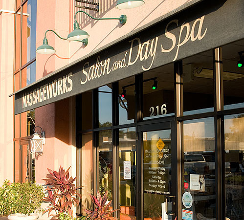 Massageworks Salon & Day Spa is located in Historic downtown Kissimmee minutes from Disney area.  Come stay for a hour or be pampered the whole day.