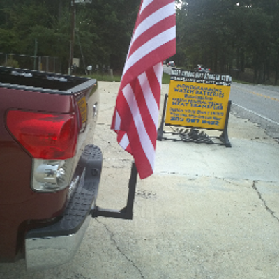 hitch for flags