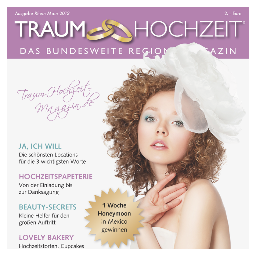 TraumHochzeit - Das bundesweite Regionalmagazin ist informativer und inspirierender Ratgeber mit Locations, Tipps und Trends für künftige Brautpaare.