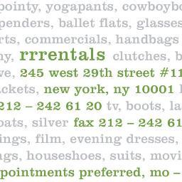 Fashion lifestyle wardrobe rentals for stylists, costume designers & the photographic industry: editorial & advertising