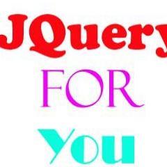 JQueryForU's profile picture. JQueryforu: Top & Best jquery plugins, tutorials, cool effects with jquery examples , demo, demos for beginners,designers,developers.