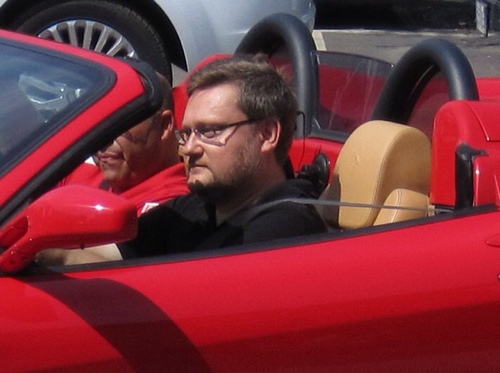 Yep, it's a Ferrari, unfortunately not mine ..