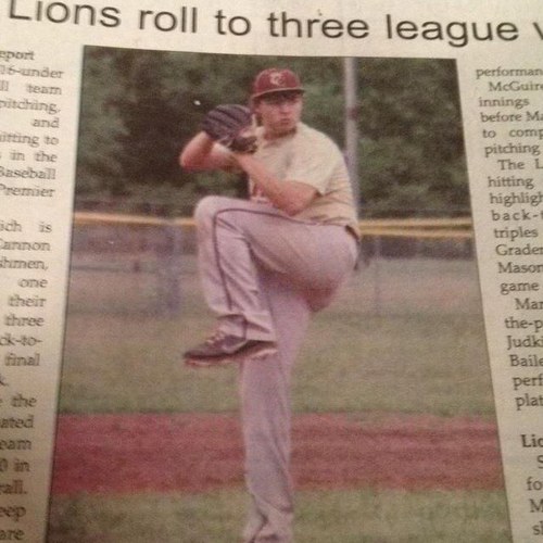 nathancchs40's profile picture. Plats baseball for cchs staring 3rd basebaman and starting pitcher