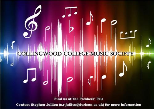 Collingwood College Music Society within Durham University. Updates on Collingwood Voices, Grollingwood Big Band, Chamber Orchestra and more!