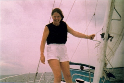 Lives on the coast with her cat, Gracie. We sea watch and bird watch and smell a lot of roses. Long time cloud watcher.