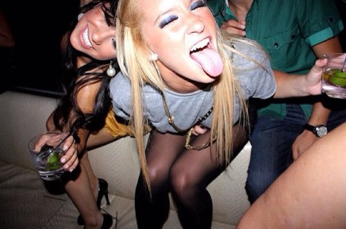Follow me for #partygirlprobs.