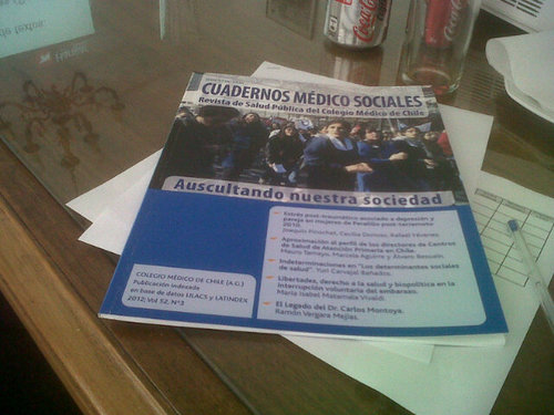 CuadMedSoc's profile picture. Somos la Revista de Salud Publica y Medicina social del Colegio Medico de Chile, la mas antigua de Latinoamerica en estos ambitos.