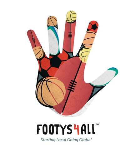 Footys4All A volunteer nonprofit children's sporting foundation giving new balls of all codes 2 underprivileged kids worldwide. http://t.co/PUrqv56xYV