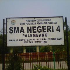 Account ini dibuat sebagai media silaturahmi bagi warga maupun alumni SMA Negeri 4  Palembang